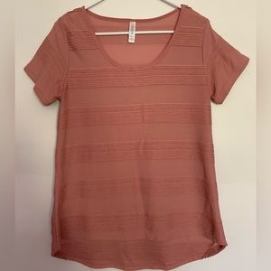 Lularoe Classic Tee Size S Dusty Rose